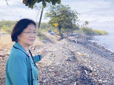 Hirono visits Maui, urges more funding for infrastructure